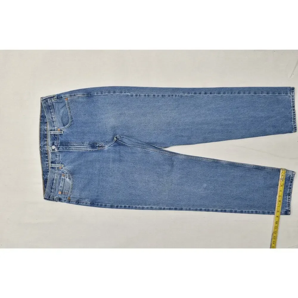 Levi's 550 Relaxed Fit Men's Jeans Blue 38x36 Medium Wash Denim Retro Style
